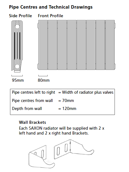 Saxon Aluminium Horizontal - 690 x 820mm